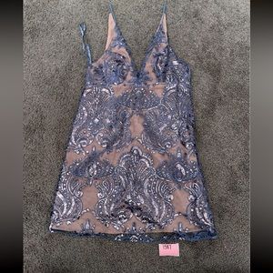Free People Night Shimmers Sequin Dress Size 2